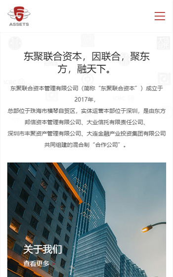 東聚聯合網站案例圖片1