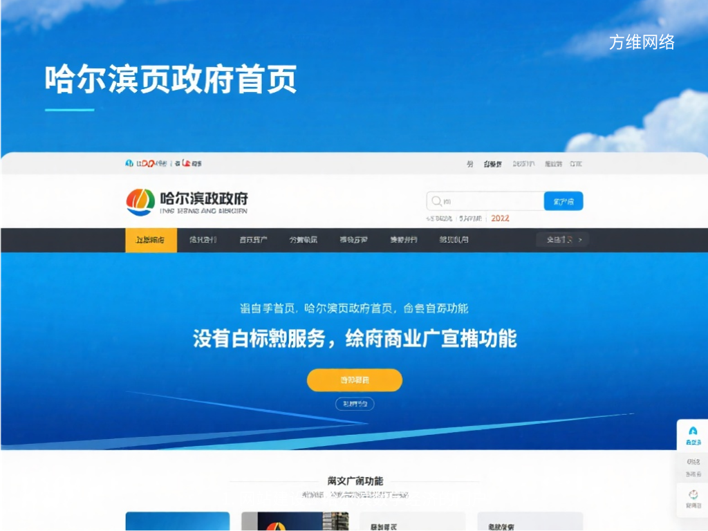 1. 網(wǎng)站建設(shè)：哈爾濱數(shù)字經(jīng)濟的門戶