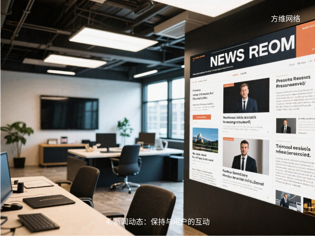 4. 新聞動態：保持與用戶的互動
