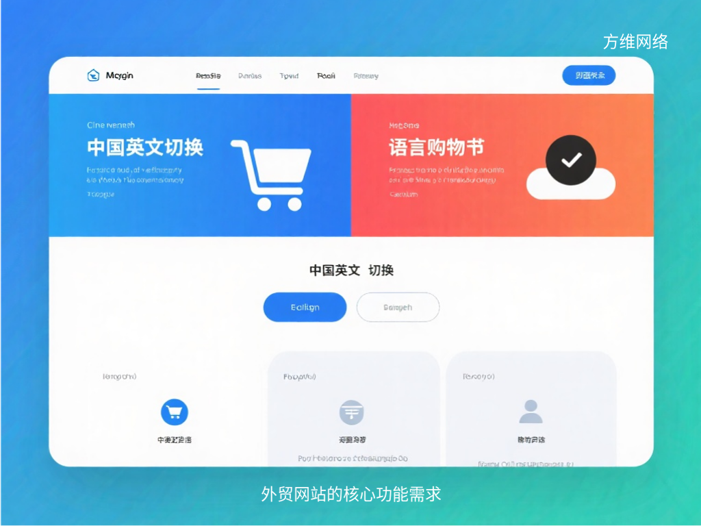 外貿網站的核心功能需求