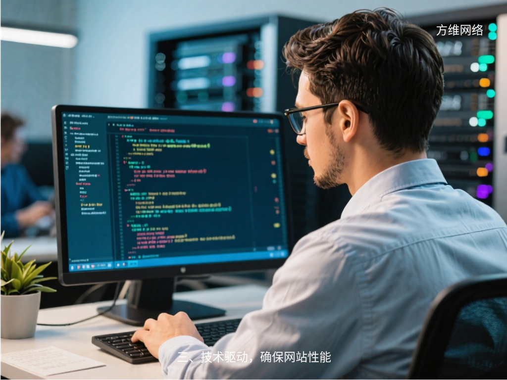 三、技術驅動，確保網站性能