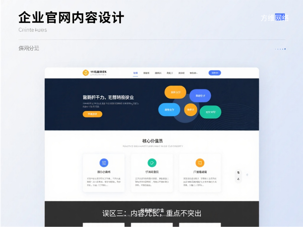 誤區三：內容冗長，重點不突出