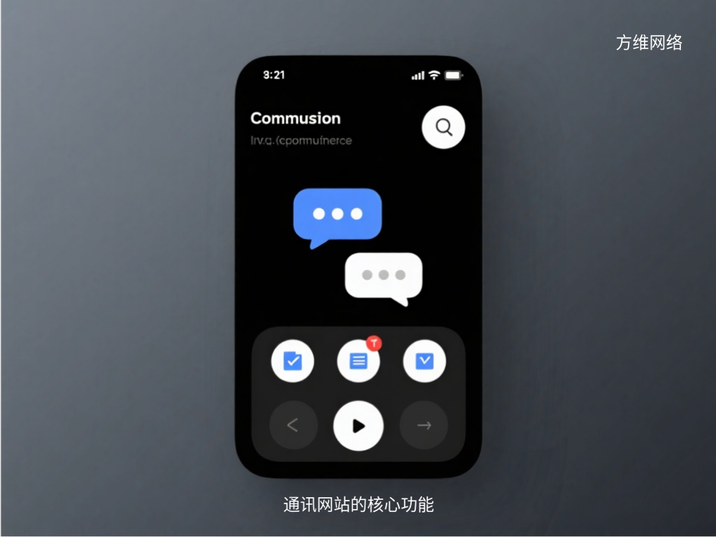 通訊網站的核心功能