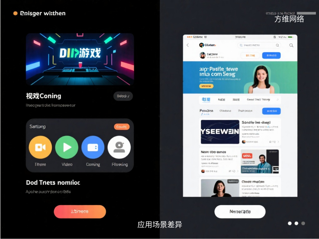 應用場景差異