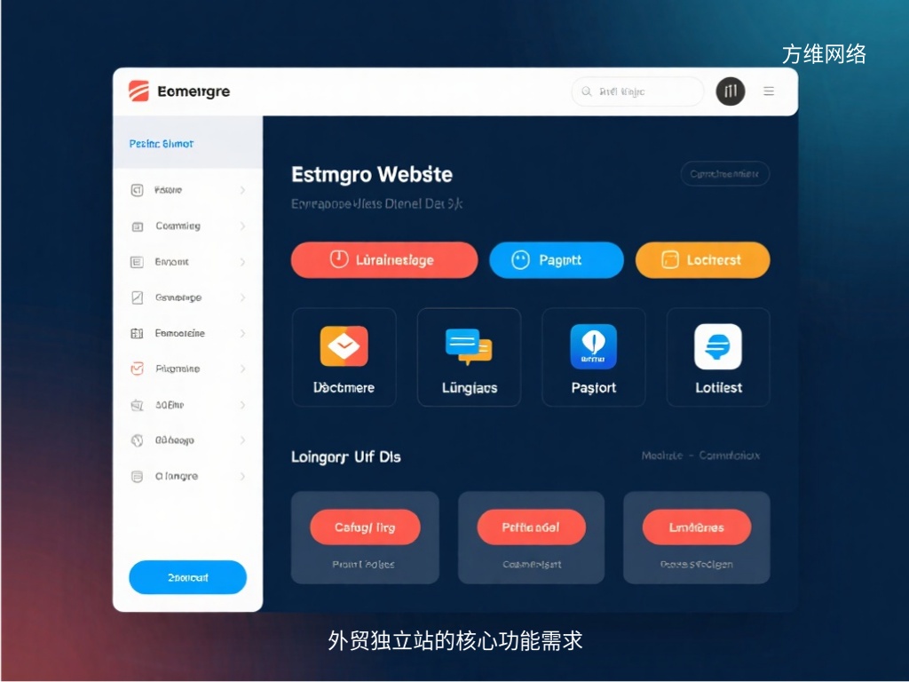 外貿(mào)獨(dú)立站的核心功能需求
