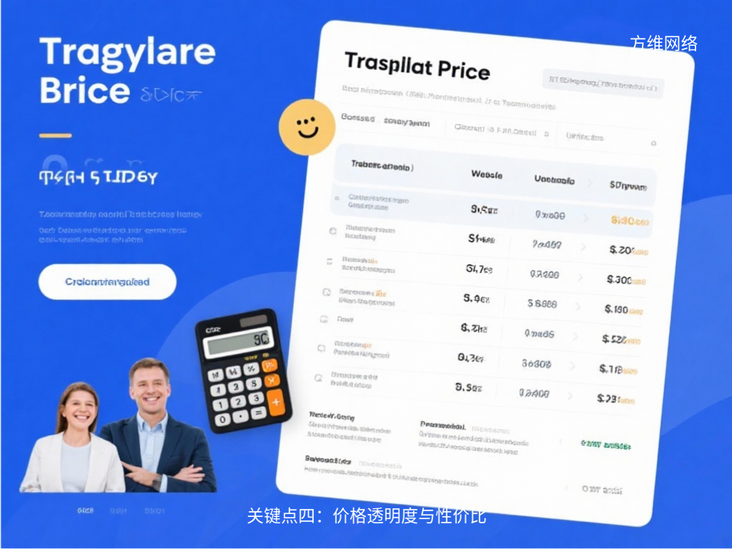 關(guān)鍵點四：價格透明度與性價比
