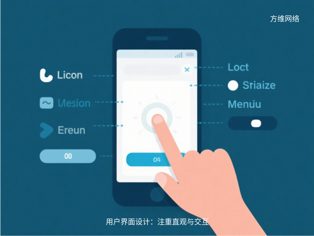 用戶界面設計：注重直觀與交互