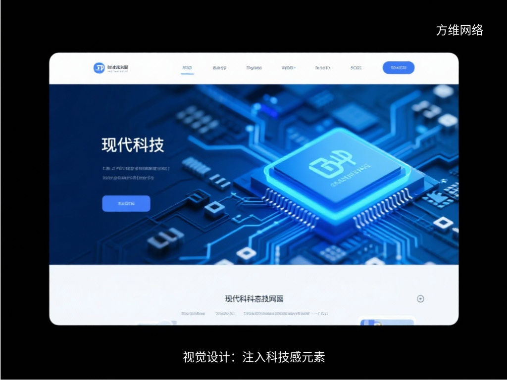 視覺設(shè)計：注入科技感元素