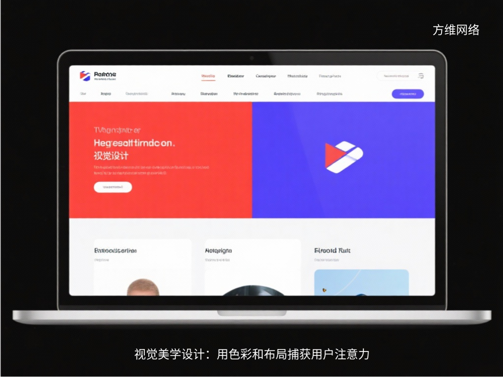 視覺美學設計：用色彩和布局捕獲用戶注意力