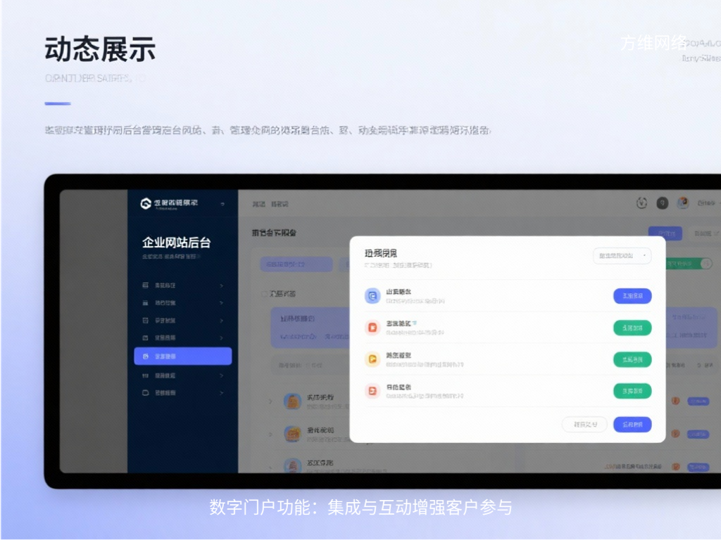 數字門戶功能：集成與互動增強客戶參與