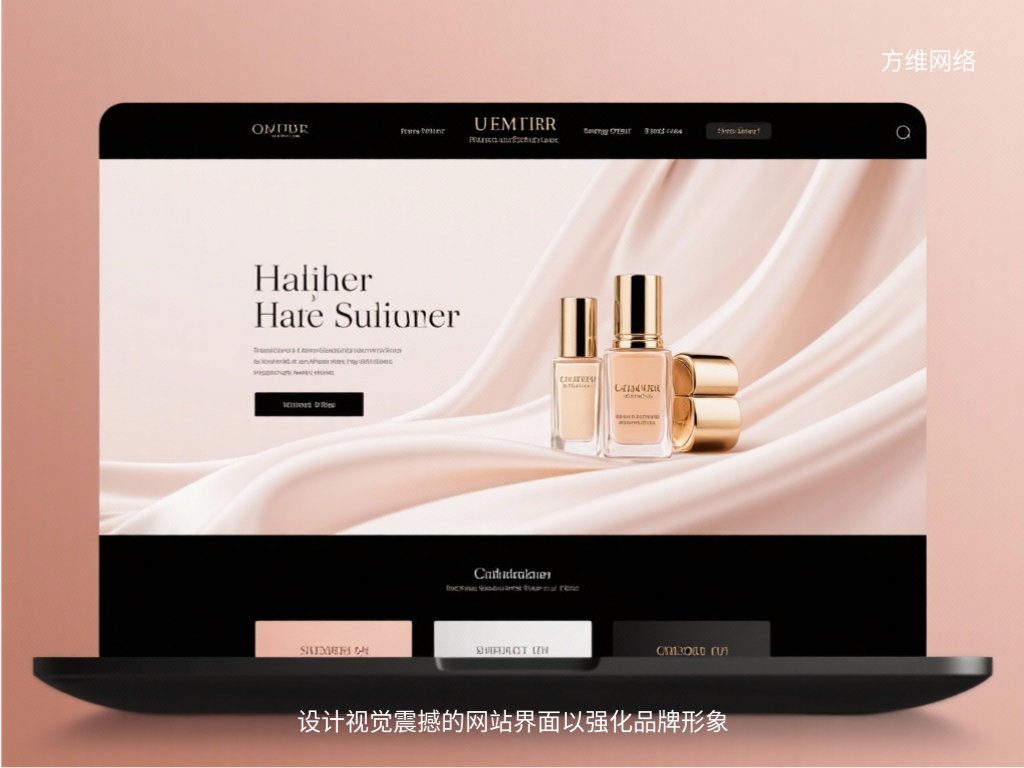 設計視覺震撼的網站界面以強化品牌形象