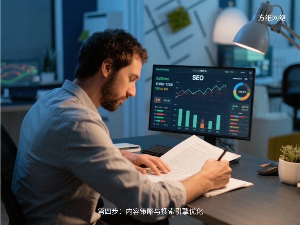 第四步:內容策略與搜索引擎優(yōu)化