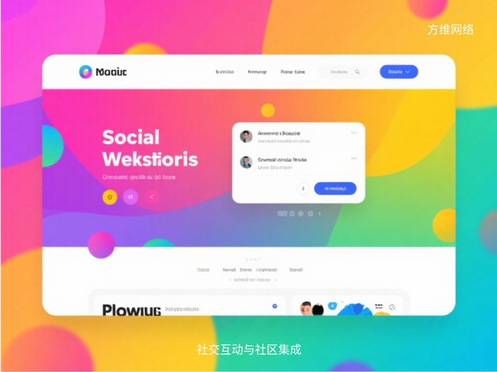 社交互動與社區集成