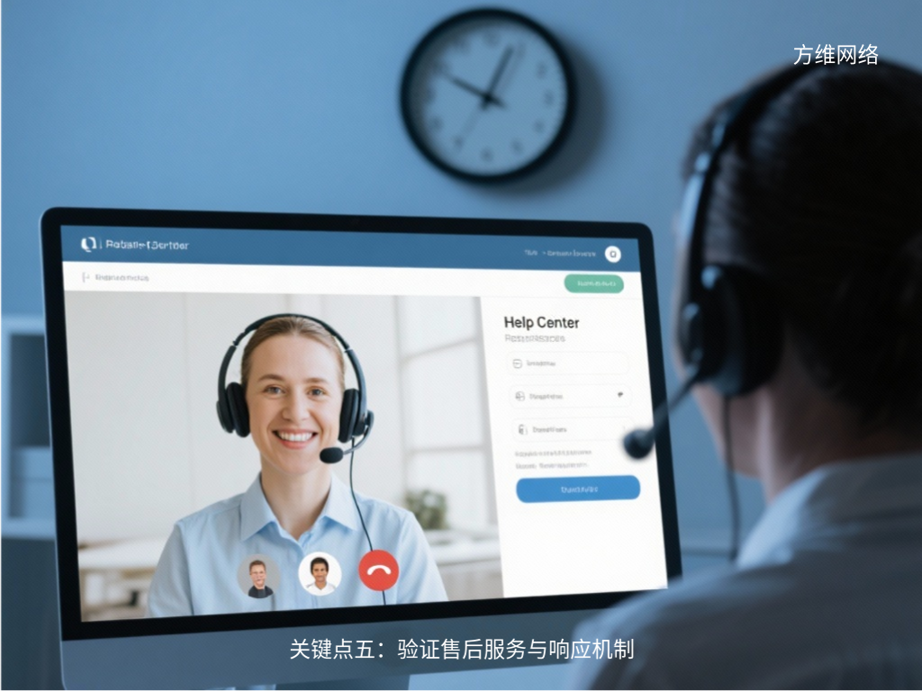 關(guān)鍵點(diǎn)五:驗(yàn)證售后服務(wù)與響應(yīng)機(jī)制