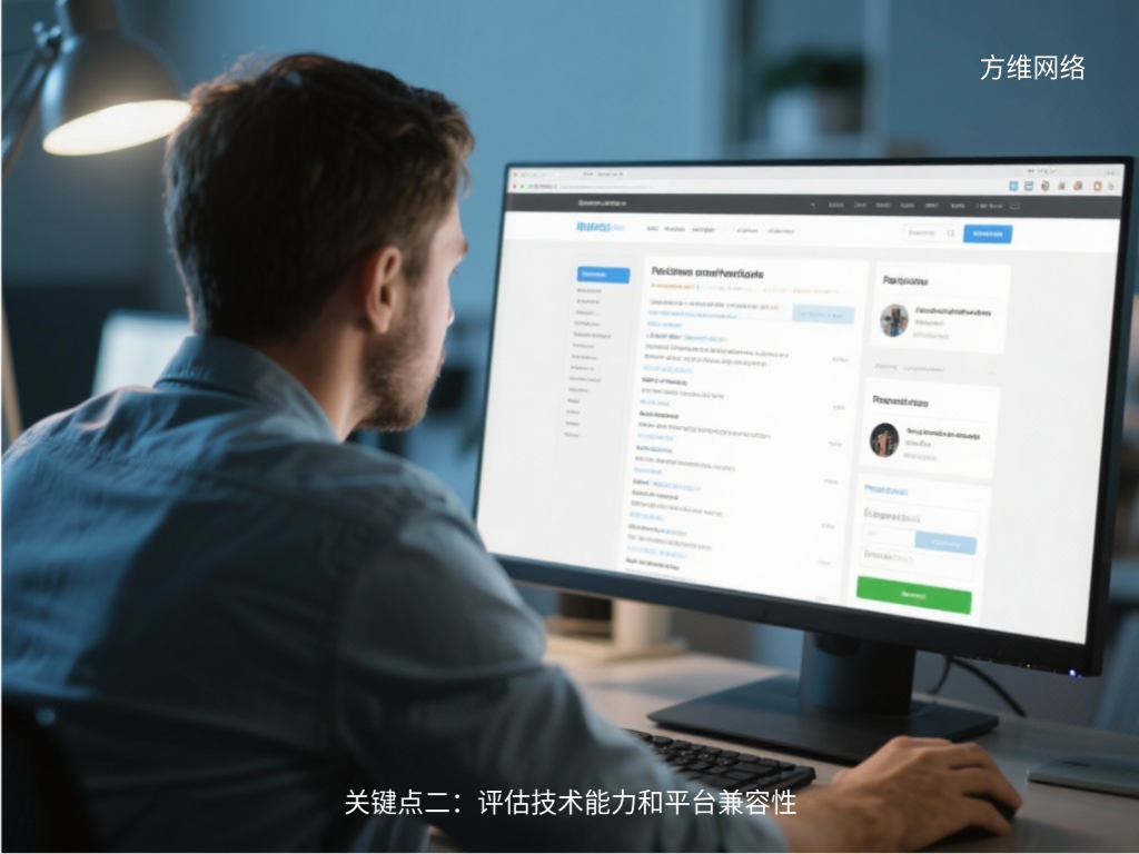 關(guān)鍵點(diǎn)二:評(píng)估技術(shù)能力和平臺(tái)兼容性