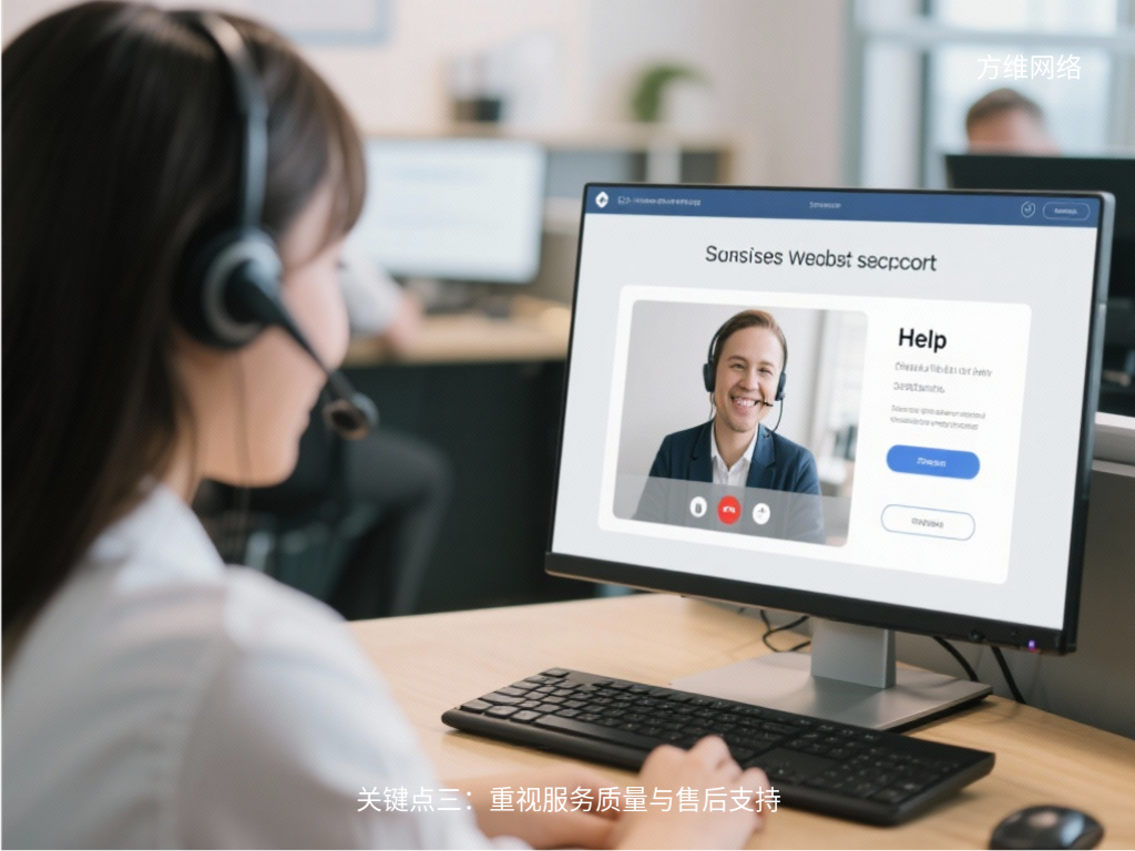 關鍵點三:重視服務質量與售后支持