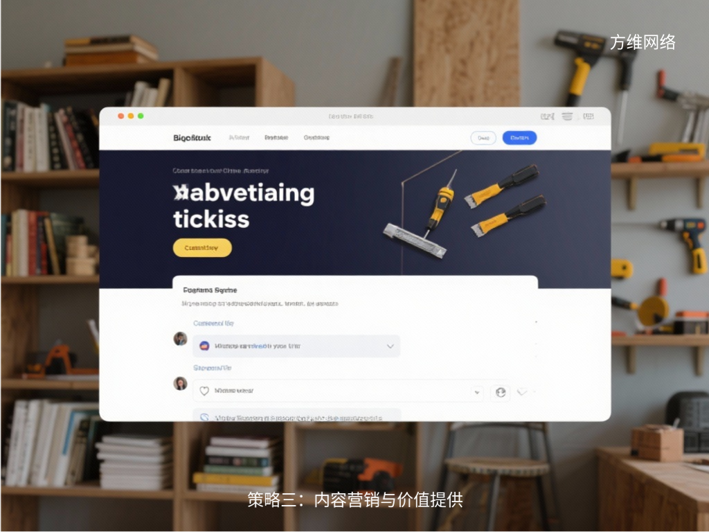 策略三:內(nèi)容營銷與價值提供