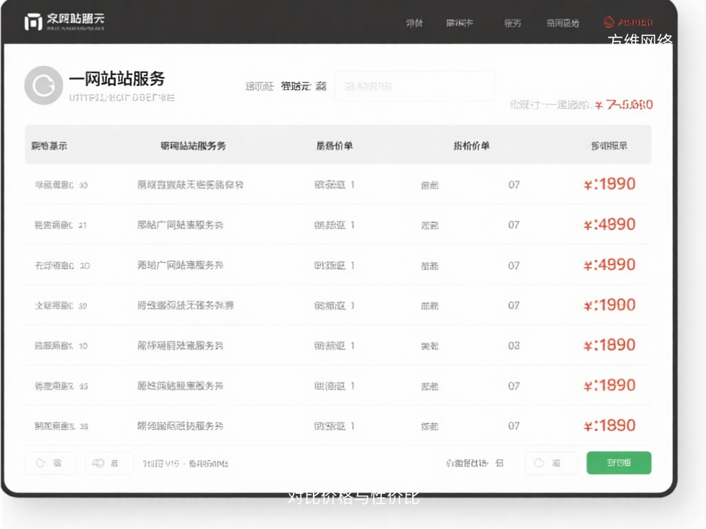 對比價格與性價比