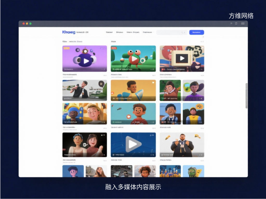 融入多媒體內容展示