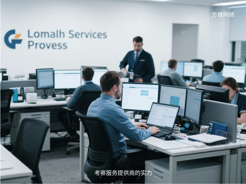 考察服務提供商的實力