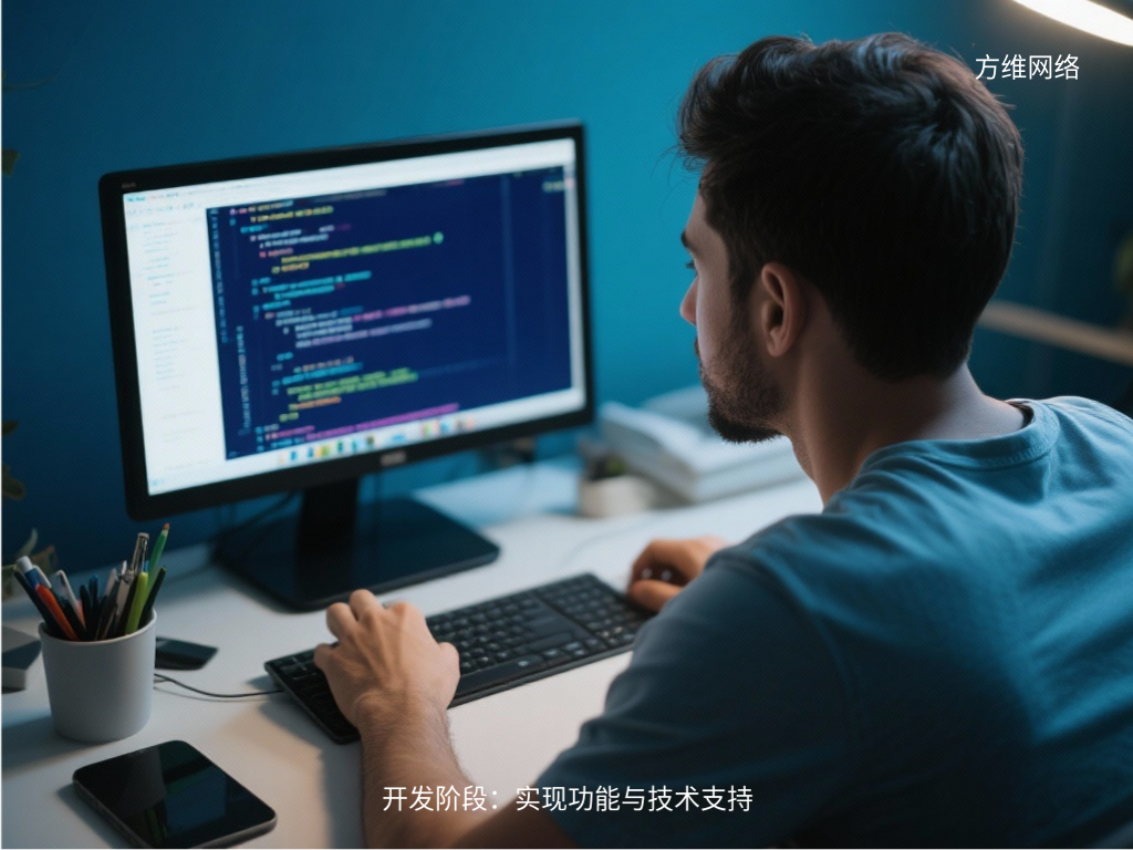 開發階段:實現功能與技術支持