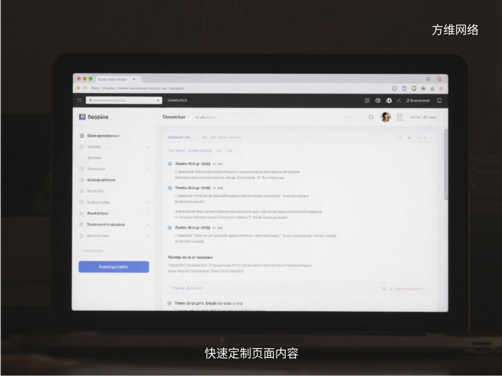 快速定制頁面內容