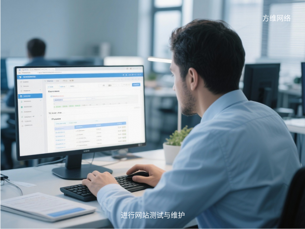 進(jìn)行網(wǎng)站測試與維護