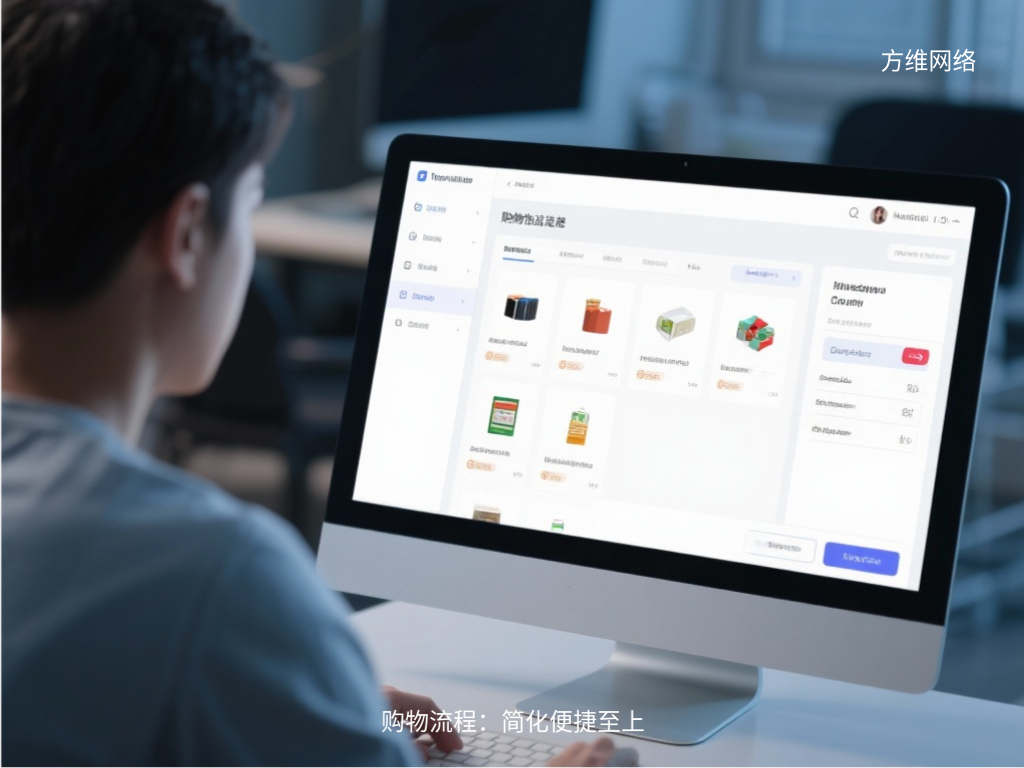 購物流程：簡化便捷至上