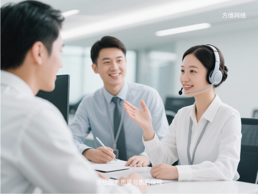 評估服務質量與售后保障