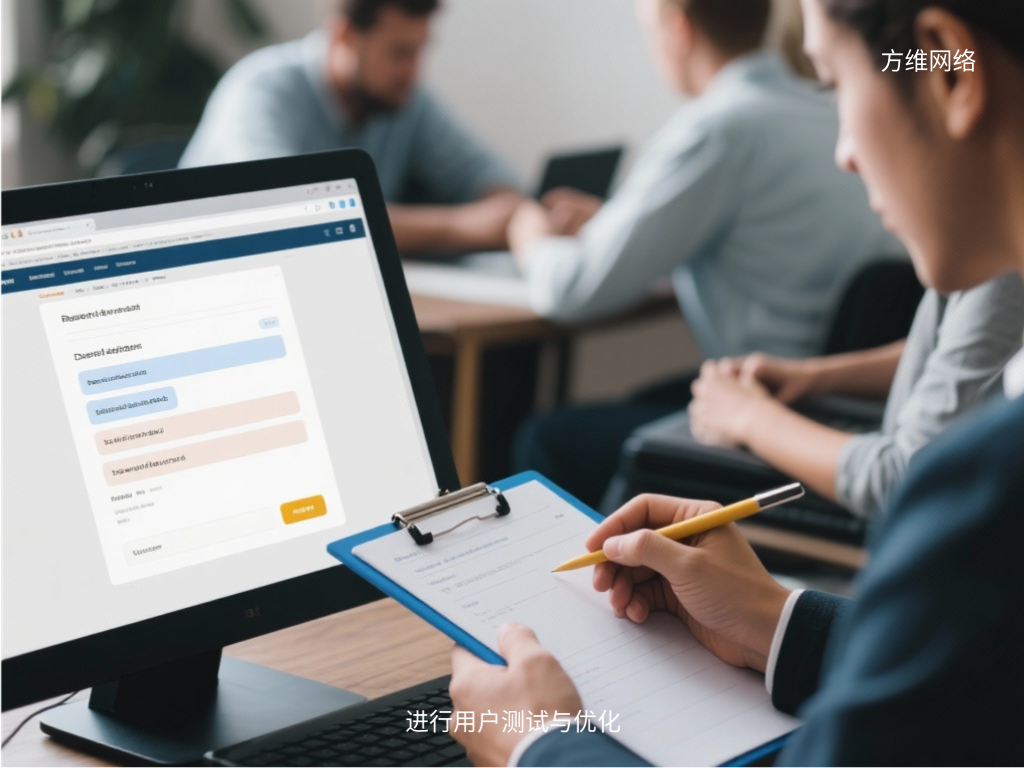 進(jìn)行用戶測(cè)試與優(yōu)化