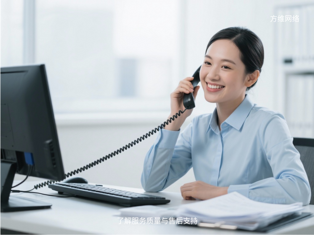 了解服務質量與售后支持