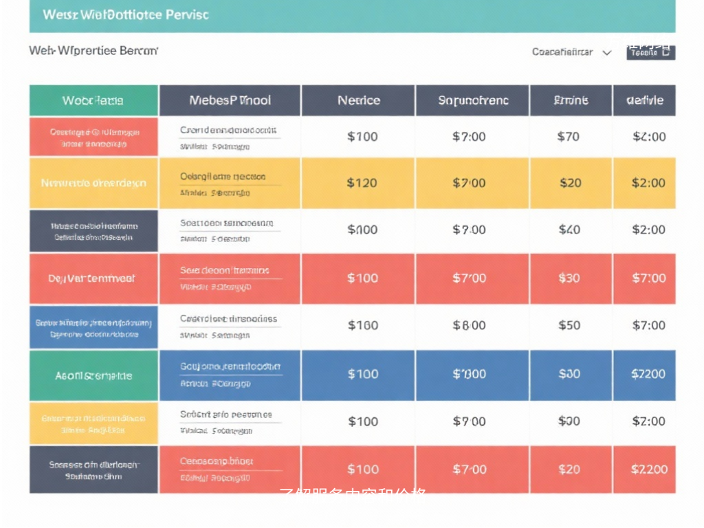了解服務內容和價格