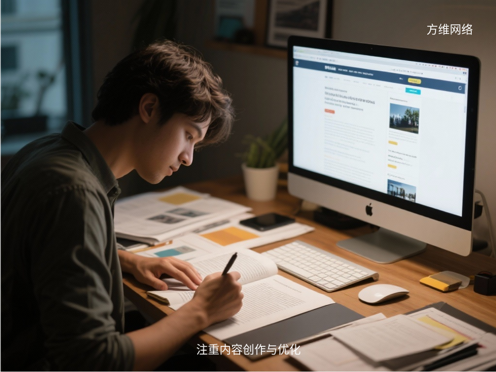 注重內容創作與優化