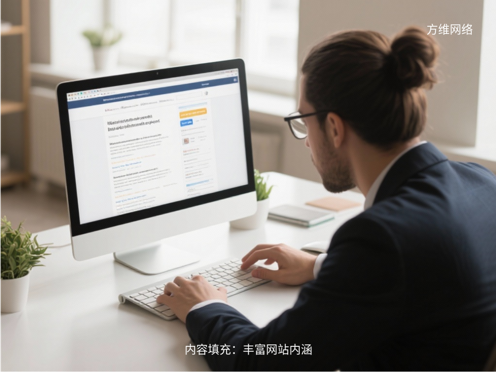 內(nèi)容填充：豐富網(wǎng)站內(nèi)涵